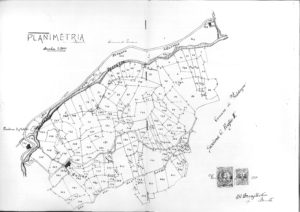 8. Planimetria del progetto dell’ing. F. Benetti (1916)